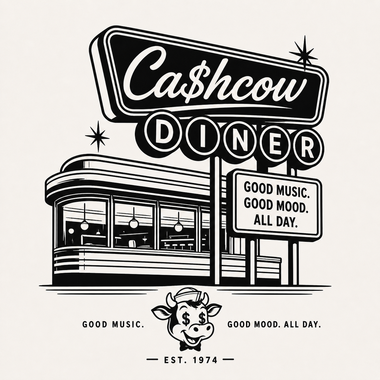 CA$HCOW diner