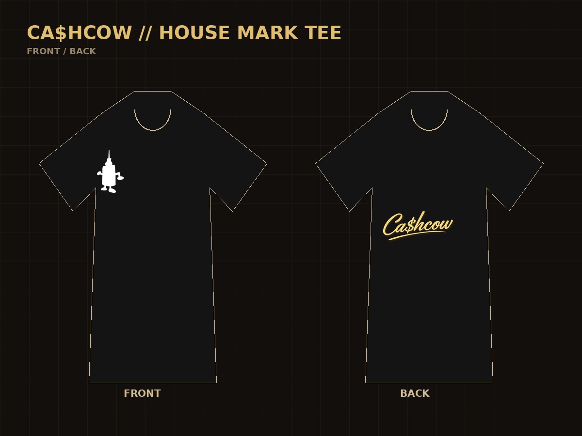 House Mark Tee front and back